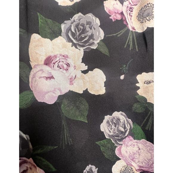 EQUIPMENT‎ Layla 100% Silk Dark Floral Camisole Tank Womens S P Layer Whimsigoth - Picture 7 of 14